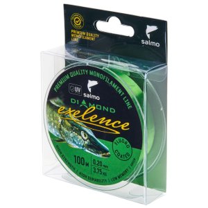 Леска моно. Salmo Diamond EXELENCE FLUORO COATED Clear 100/020