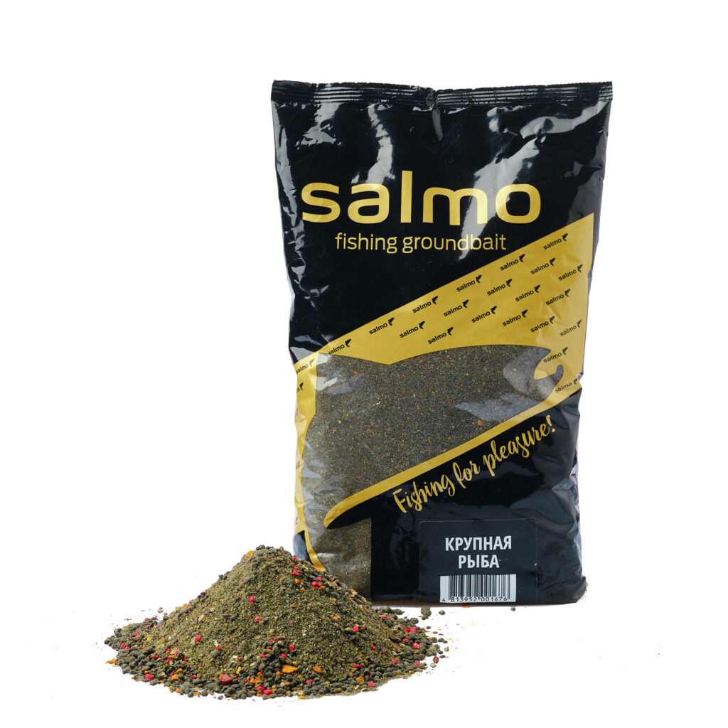 Прикормка рыболовная Salmo Крупная рыба 1кг Прикормка рыболовная Salmo Крупная рыба 1кг