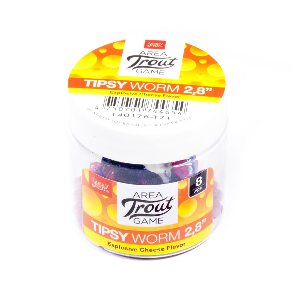 Слаги съедобные искусственные LJ Pro Series TIPSY WORM 2,8in (07.12)/T71 8шт. Слаги съедобные искусственные LJ Pro Series TIPSY WORM 2,8in (07.12)/T71 8шт.