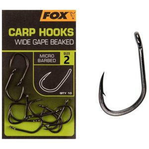 Крючки Fox Carp Hooks - Wide Gape - size 2