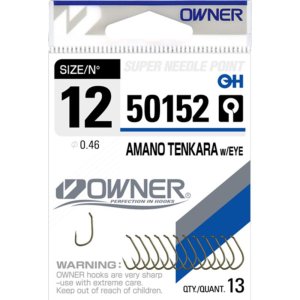 Одинарный крючок OWNER AMANO TENKARA №10 (13шт)