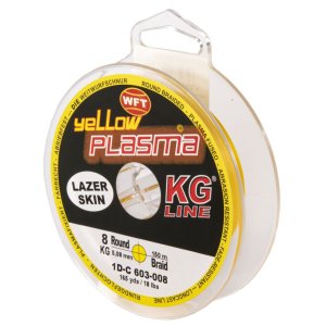 Плетеный шнур WFT Plasma yellow 150m 8KG 0,08