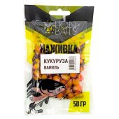 Кукуруза насадочная Наживка натуральная LION BAITS Ваниль 50гр Кукуруза насадочная Наживка натуральная LION BAITS Ваниль 50гр