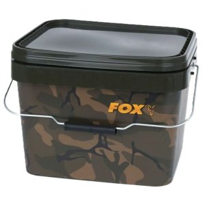Емкость для прикормки Fox Camo square bucket 10L