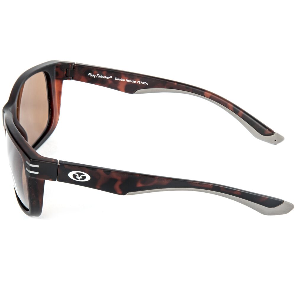 Очки поляризационные Flying Fisherman DOUBLE HEADER MATTE TORTOISE AMBER Очки поляризационные Flying Fisherman DOUBLE HEADER MATTE TORTOISE AMBER