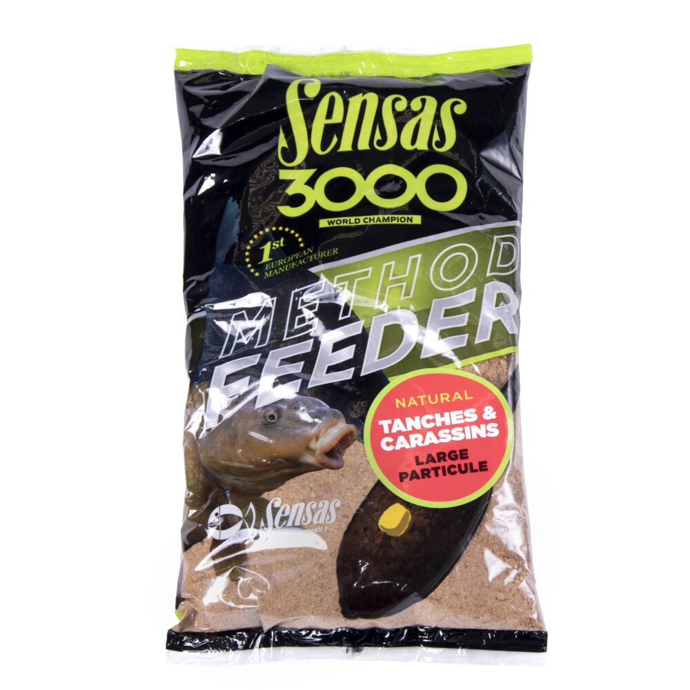 Прикормка Sensas 3000 METHOD FEEDER Tench&Crucian Carp 1кг Прикормка Sensas 3000 METHOD FEEDER Tench&Crucian Carp 1кг