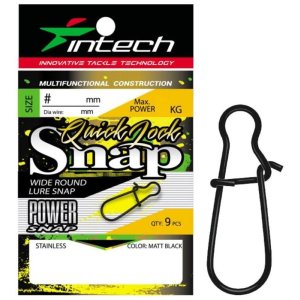 Застежка Intech Quick Lock Snap Matt black 0/9шт