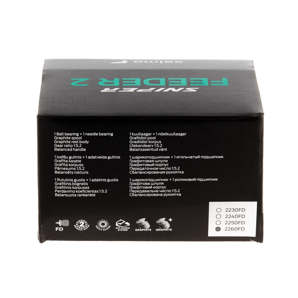 Катушка безынерц. Salmo Sniper FEEDER 2 60FD Катушка безынерц. Salmo Sniper FEEDER 2 60FD