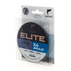 Леска плет. Salmo Elite х4 BRAID Dark Gray 125/008