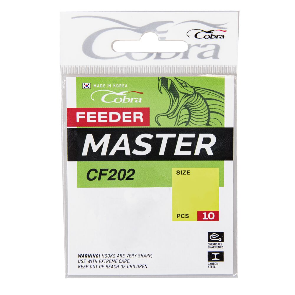 Крючки Cobra FEEDER MASTER сер. CF202 разм. 006 10шт. (C1171NSB)