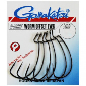 Крючки рыболовные Gamakatsu Offset Worm EWG 04 (6шт) Крючки рыболовные Gamakatsu Offset Worm EWG 04 (6шт)