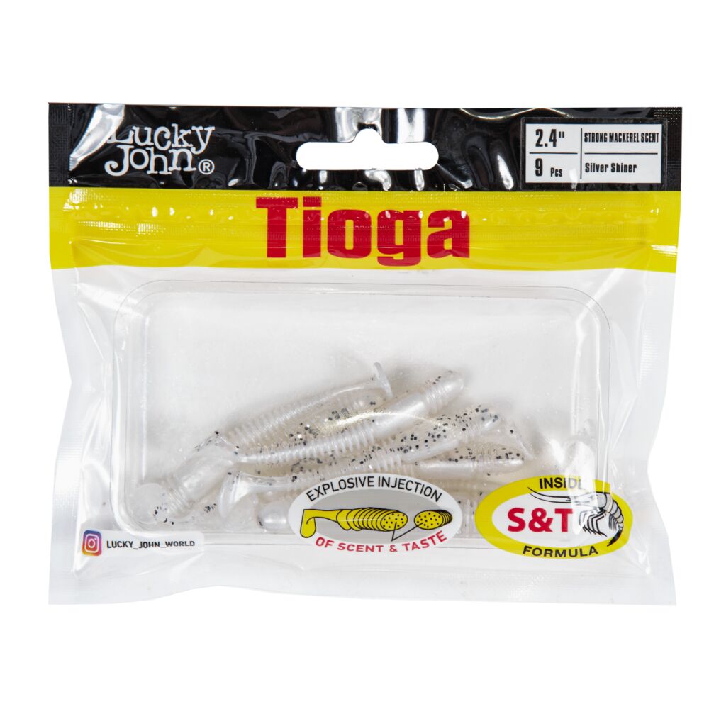 Виброхвосты съедоб. искусст. LJ Pro Series TIOGA 2.4in (06.20)/Z02 9шт.