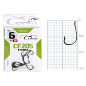 Крючки Cobra FEEDER SPORT сер.CF205 разм.006 10шт. Крючки Cobra FEEDER SPORT сер.CF205 разм.006 10шт.