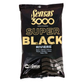 Прикормка Sensas 3000 Super BLACK Riviere 1кг Прикормка Sensas 3000 Super BLACK Riviere 1кг
