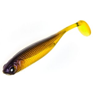 Виброхвосты LJ Pro Series 3D MAKORA SHAD TAIL 4.0in(10,00)/004 6шт.