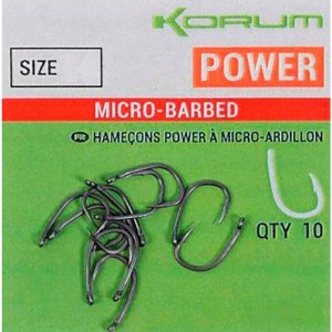 Крючки Korum Xpert Power Micro Barbed Hooks - Size 6 - 10шт