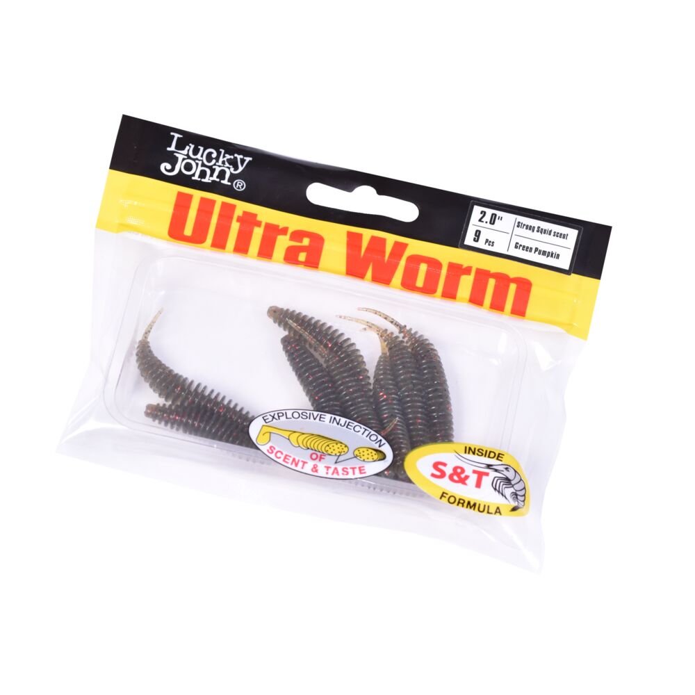 Слаги съедобные искусственные LJ Pro Series ULTRAWORM 1,4in (03.50)/S63 12шт.