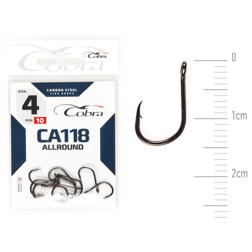 Крючки Cobra ALLROUND сер. CA118 Крючки Cobra ALLROUND сер. CA118