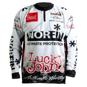 Футболка Norfin/Lucky John белая