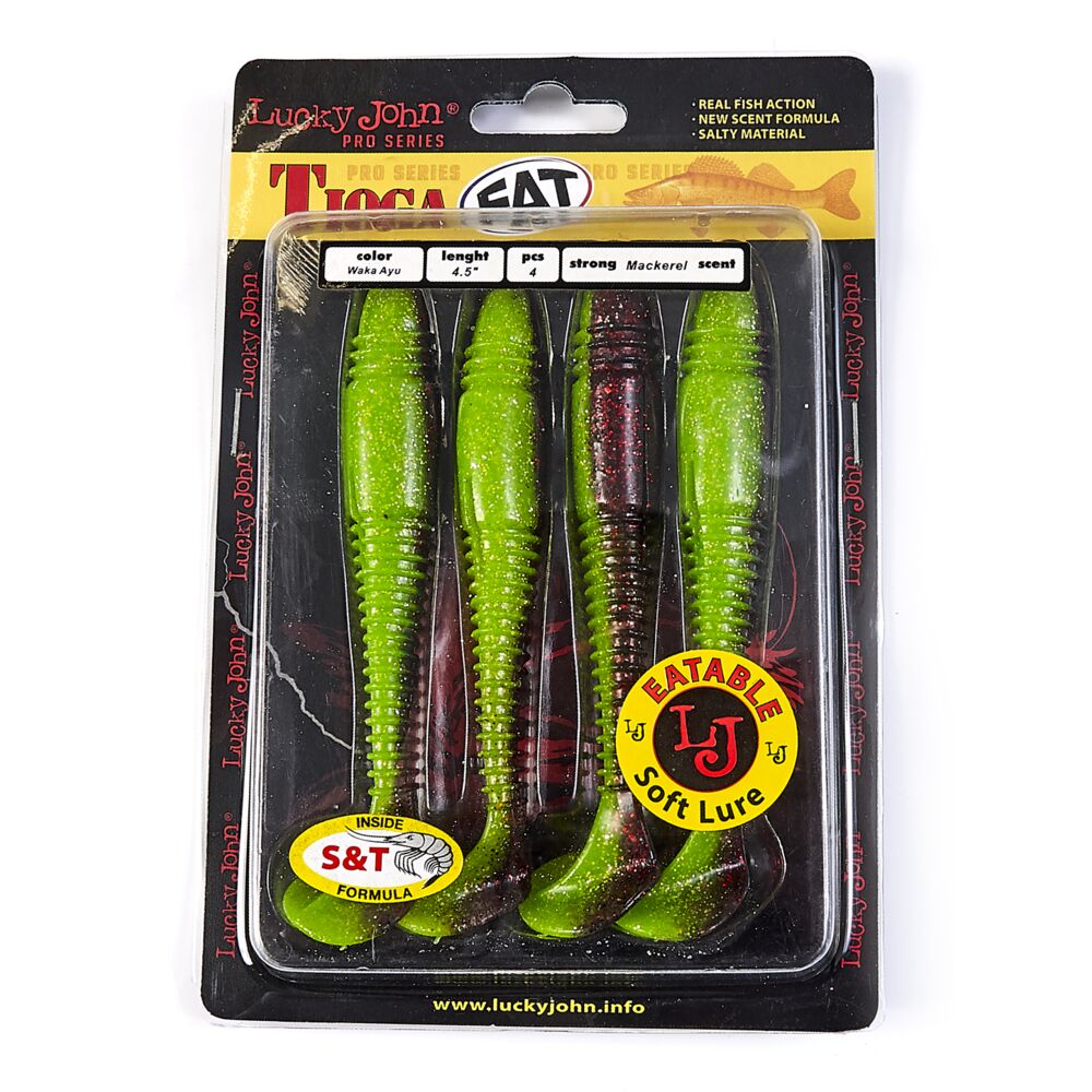 Виброхвосты съедоб. искусст. LJ Pro Series TIOGA FAT 4.5in(11.40)/T44 4шт. Виброхвосты съедоб. искусст. LJ Pro Series TIOGA FAT 4.5in(11.40)/T44 4шт.