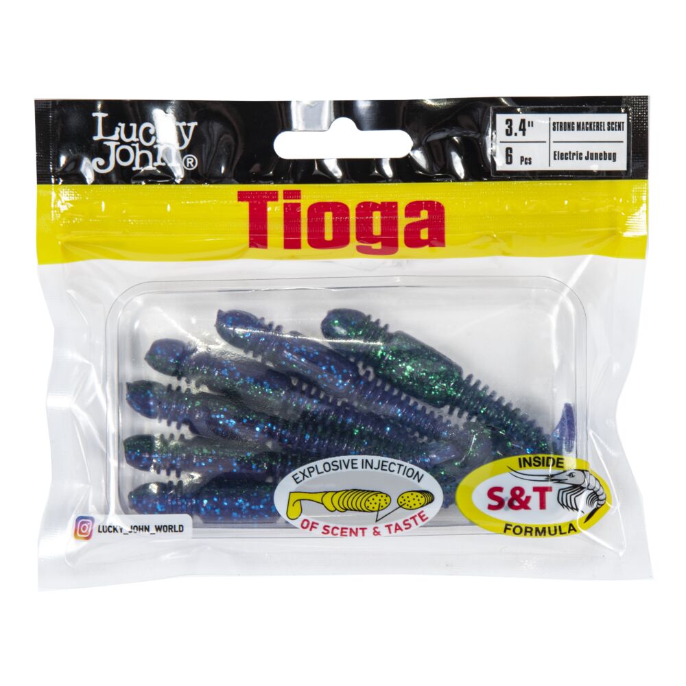 Виброхвосты съедоб. искусст. LJ Pro Series TIOGA 3.4in (08.64)/Z13 6шт.