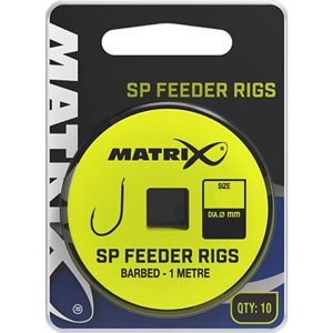 Крючки рыболовные с поводком Matrix SP Feeder 14 1m (10шт)