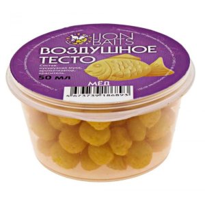Воздушное тесто LION BAITS Мед, 50мл