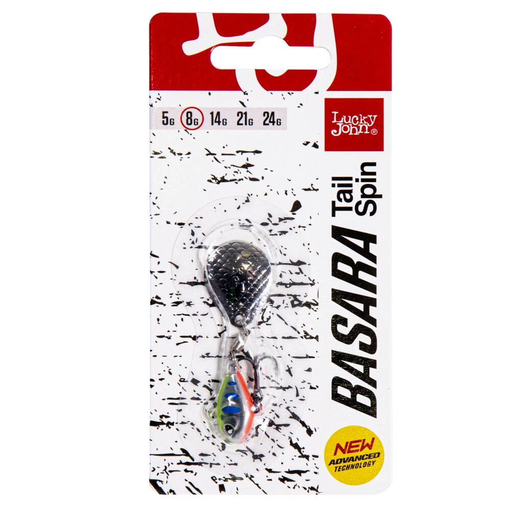 Тейл-спиннер Lucky John BASARA TAIL SPIN 08.0г 017 в блистере
