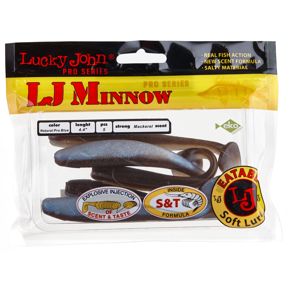 Виброхвосты съедоб. искусст. LJ Pro Series MINNOW 4.4in(11.10)/T44 5шт. Виброхвосты съедоб. искусст. LJ Pro Series MINNOW 4.4in(11.10)/T44 5шт.