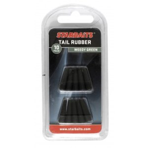 Коннектор Starbaits TAIL RUBBERS WEEDY GREEN 10шт.