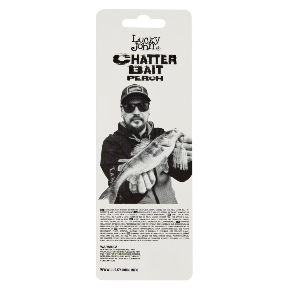 Chatterbait LUCKY JOHN Chatter Bait Perch 10g