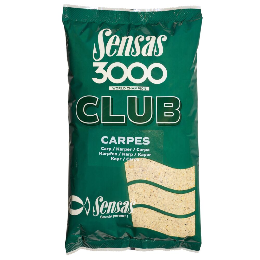 Прикормка Sensas 3000 Club CARP 1кг Прикормка Sensas 3000 Club CARP 1кг
