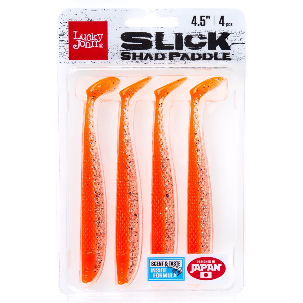 Виброхвосты LJ 3D Series SLICK SHAD PADDLE 4.5in (11.40)/PG32 4шт.