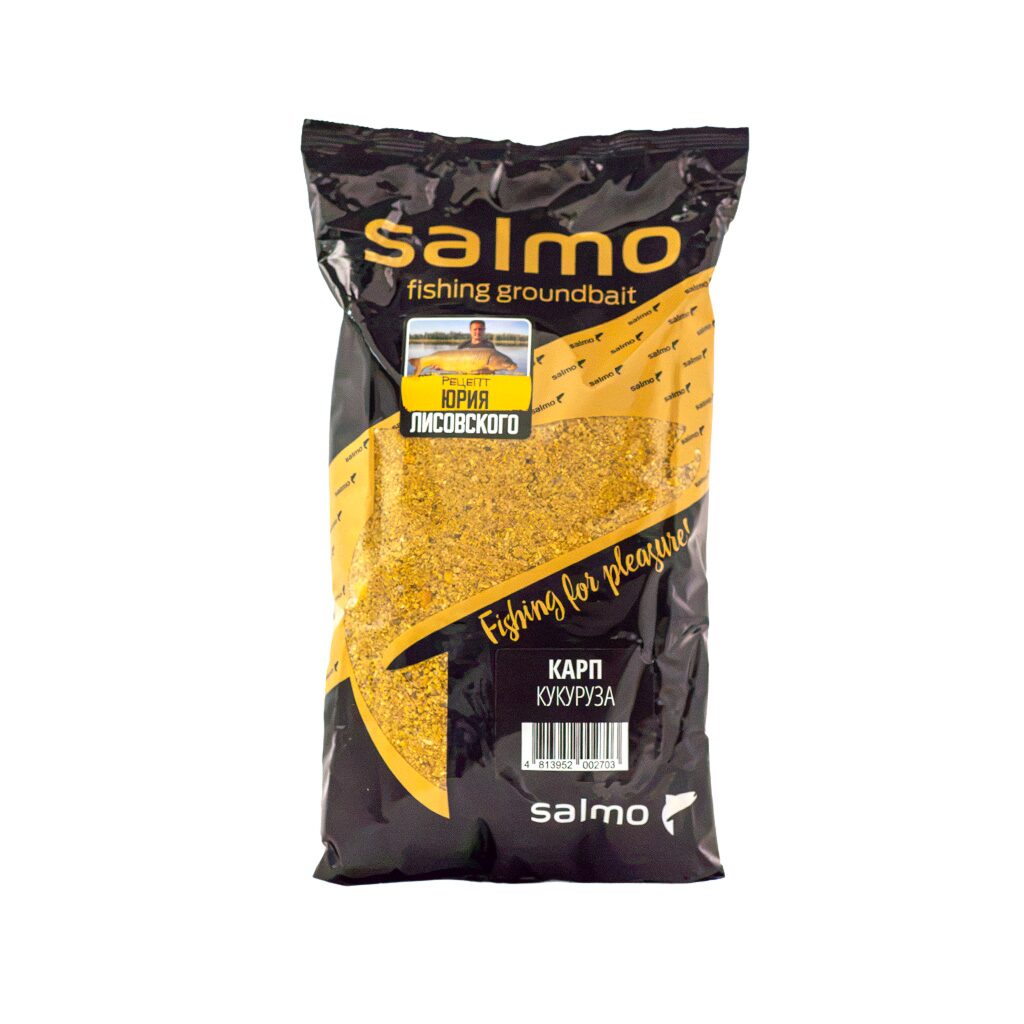 Прикормка рыболовная Salmo Карп кукуруза 1кг