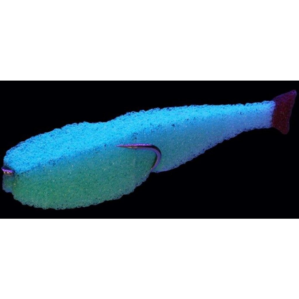 Поролоновая рыбка Lex Classic Fish CD UV 11 BLBLB (синее тело/синяя спина/красный хвост)