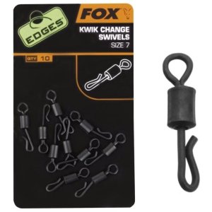 Застежки рыболовные Fox Edges kwik change swivels size 7 x 10