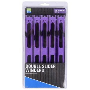 Мотовила рыболовные Preston Double Slider 26 cm Purple (10шт)