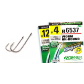 Одинарный крючок OWNER WORM BH-ROUND №10 (10шт) Одинарный крючок OWNER WORM BH-ROUND №10 (10шт)