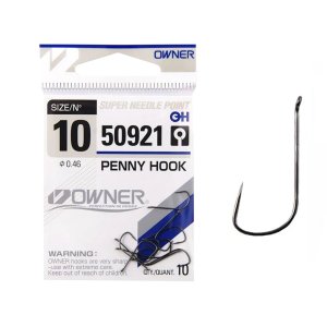 Одинарный крючок OWNER PENNY HOOK №10 (10шт)