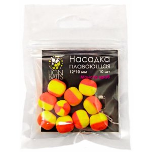 Насадка плавающая двухцветная LION BAITS Монстр краб 12х10мм 10шт