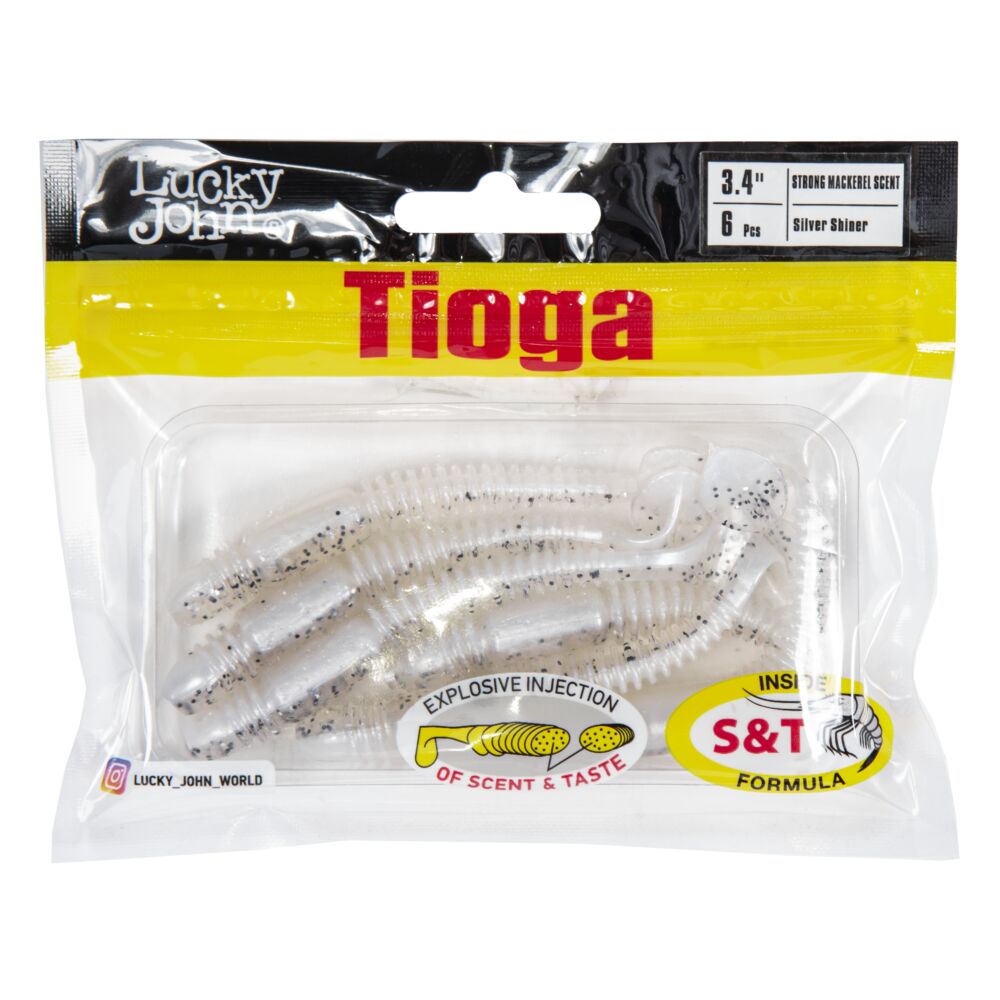 Виброхвосты съедоб. искусст. LJ Pro Series TIOGA 3.4in (08.64)/Z02 6шт.