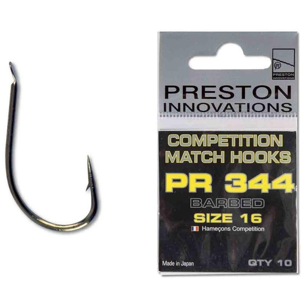 Крючки Preston COMPETITION MATCH PR344 Barbed