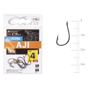 Крючки Cobra AJI сер.CA112 разм.004 10шт.