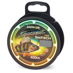 Леска SAENGER Specialist Barsch 400m/0,20mm/4,40kg