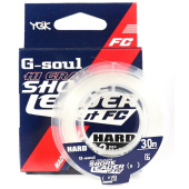 Леска флюорокарбоновая YGK G-Soul Hi Grade Hard 30 м 19llb Леска флюорокарбоновая YGK G-Soul Hi Grade Hard 30 м 19llb