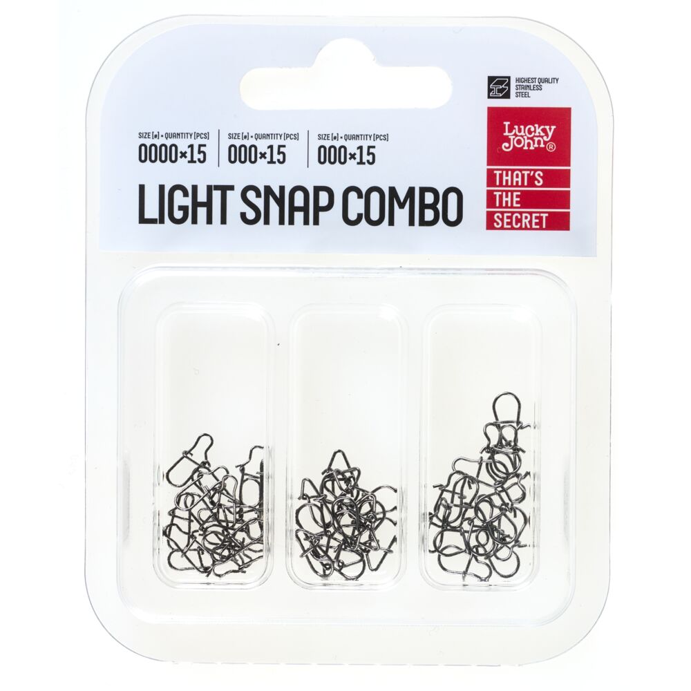 Застежки LJ Pro Series LIGHT SNAP COMBO Набор 45 шт