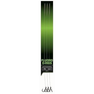 Крючки с поводком Fox Carp Ready Rigs - Fluoro D-Rig - 4 (x3)