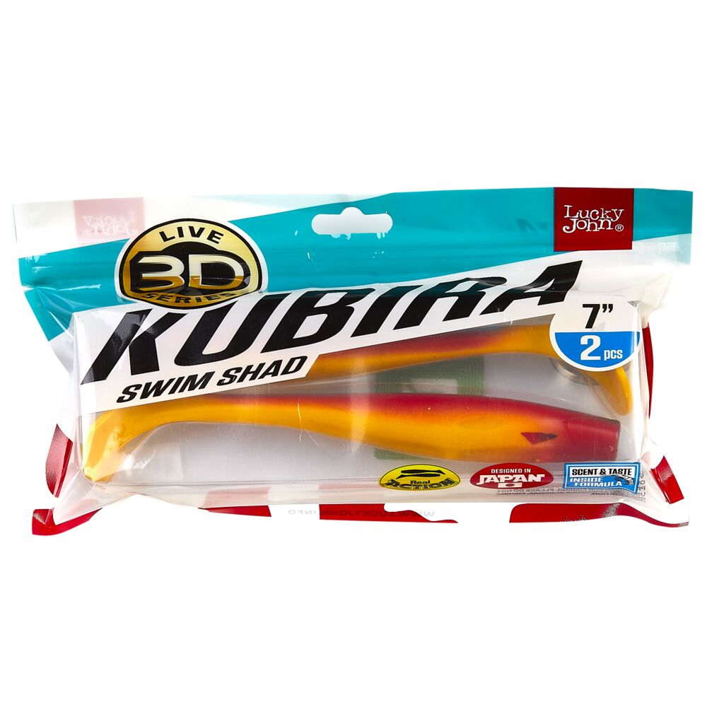 Виброхвосты LJ 3D Series KUBIRA SWIM SHAD 7,0in(15,00)/PG06 2шт.