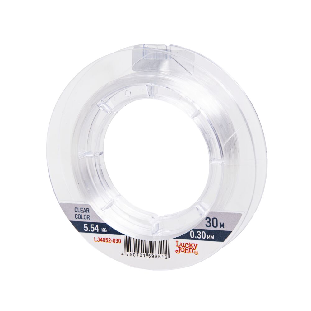 Леска моно. Lucky John FLUOROCARBON Hard 030/030