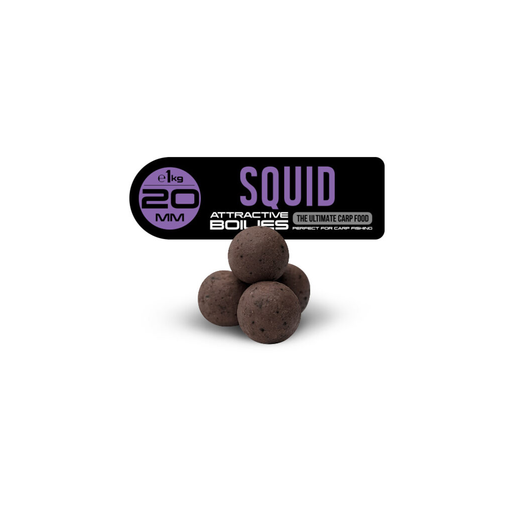 Насадочные бойлы вареные FFEM Ajika Boilies Squid 20mm Насадочные бойлы вареные FFEM Ajika Boilies Squid 20mm